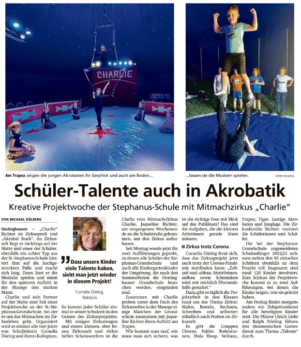-Schüler-Talente auch in Akrobatik, Soester Anzeiger vom 13.05.2022